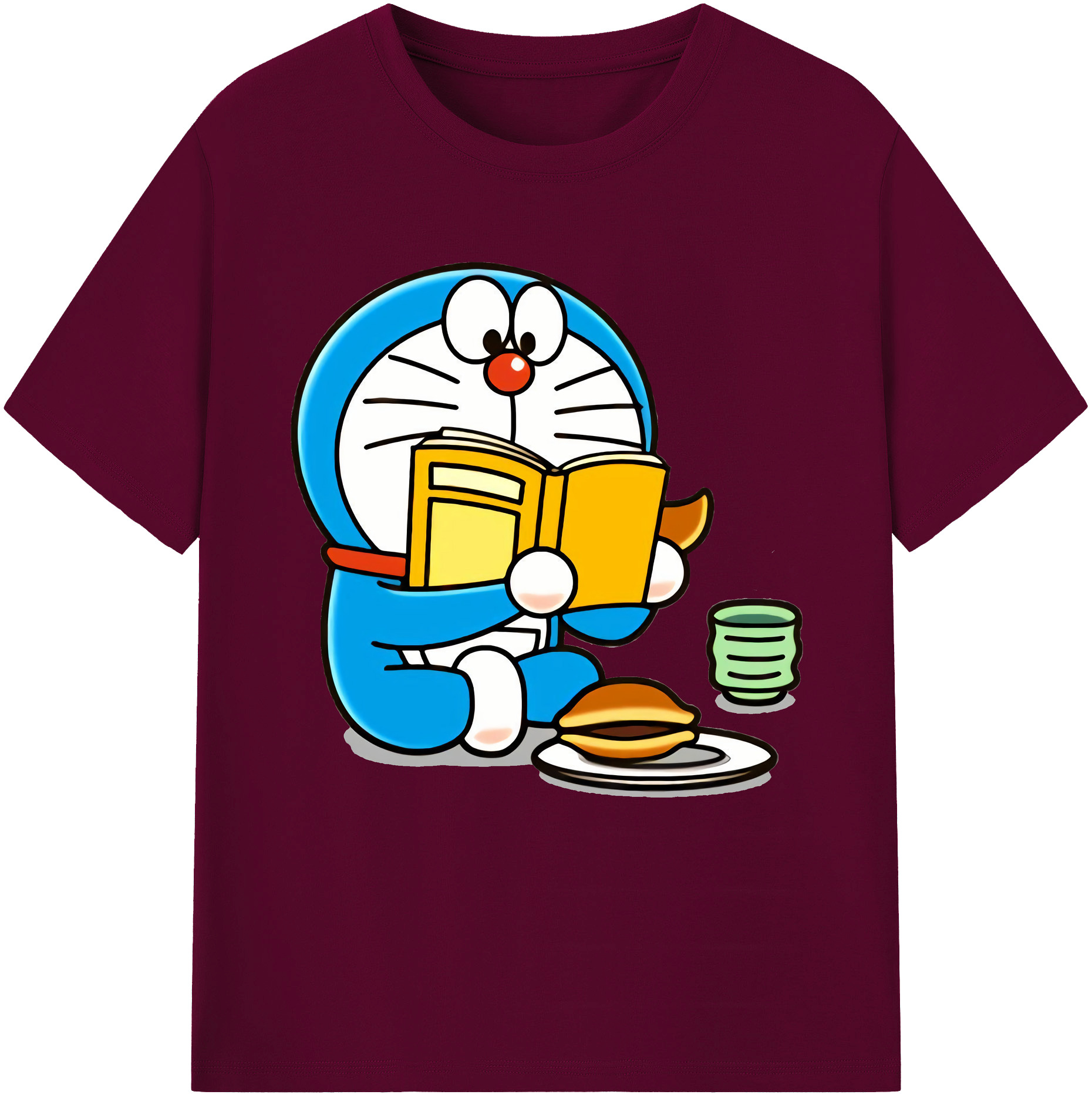 （画像用） ドラえもん Doraemon レディースカジュアルプリントTシャツ（綿100％）